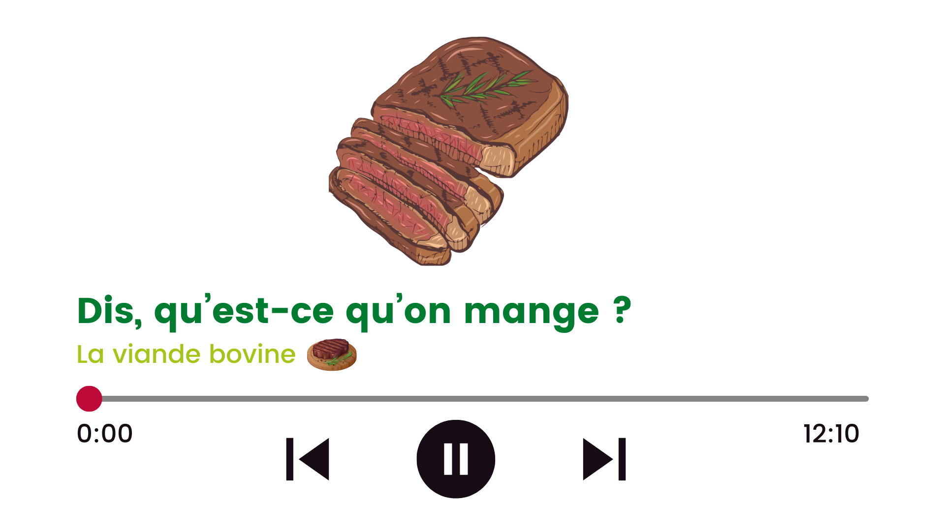 Dis,qu’est-ce qu’on mange - podcast viande bovine - Fondation Mutualia